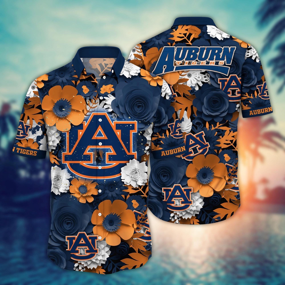 NCAA Auburn Tigers Hawaiian Shirt Breeze Through Triumph For Fans NCAA Auburn Tigers Hawaiian Shirt Breeze Through Triumph For Fans