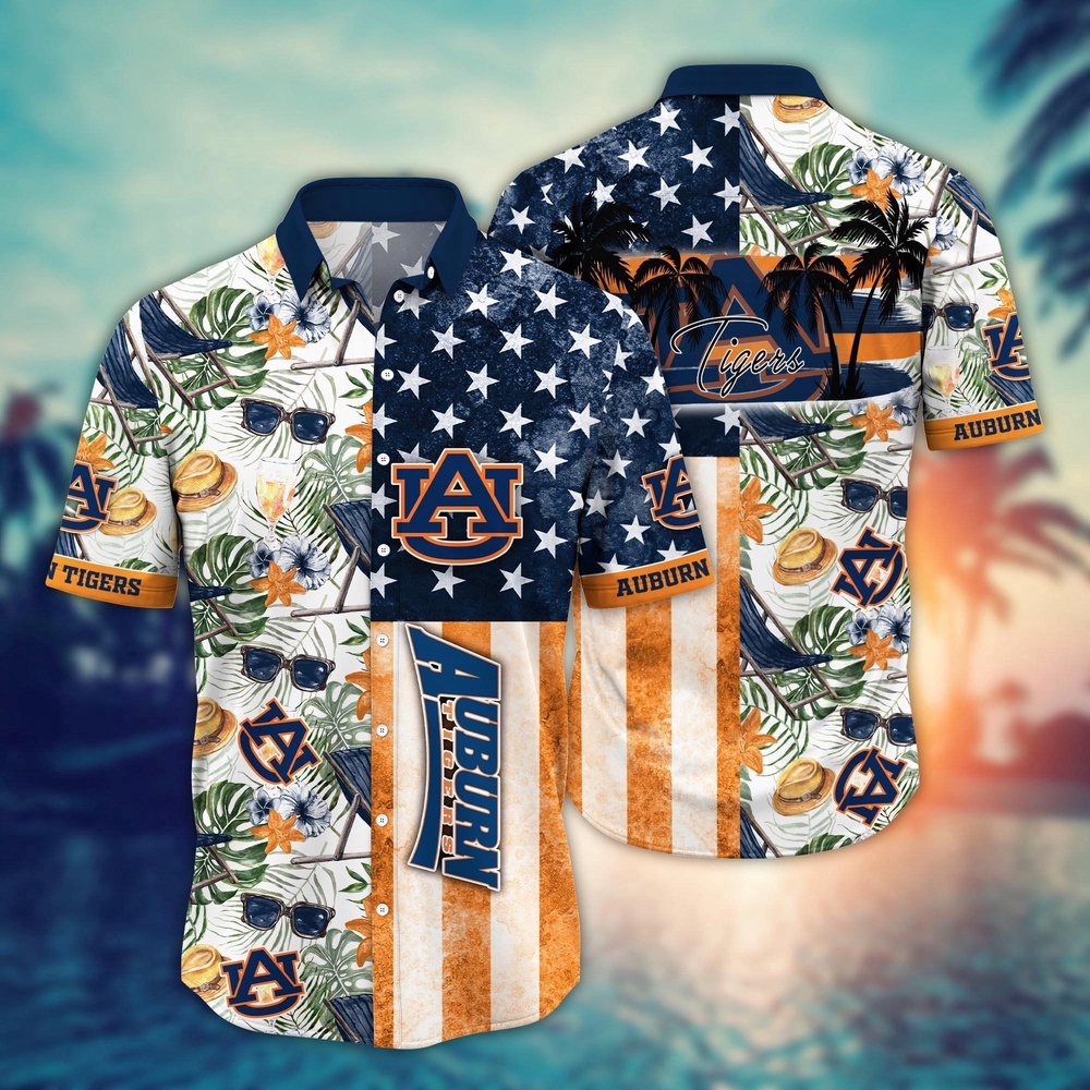 NCAA Auburn Tigers Hawaiian Shirt Spectator Style Gift For Fans NCAA Auburn Tigers Hawaiian Shirt Spectator Style Gift For Fans