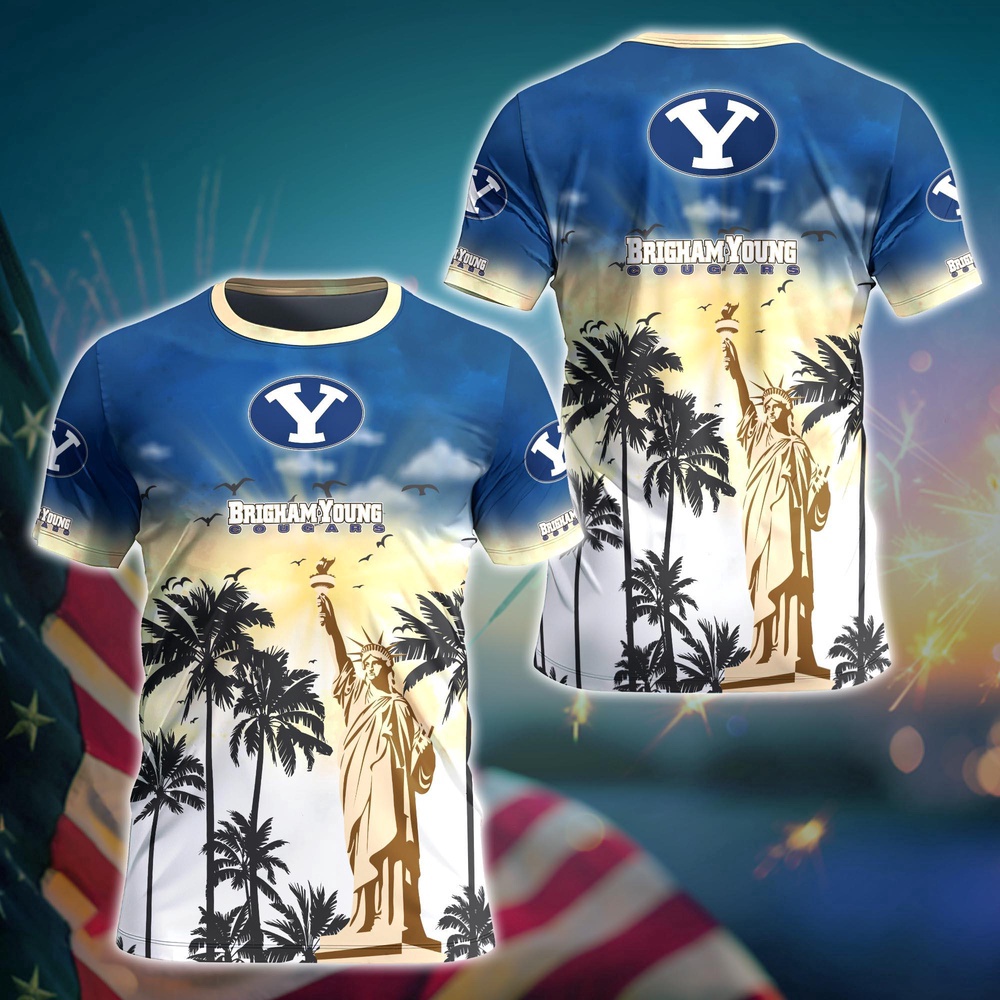 NCAA BYU Cougars 3D T-Shirt Fashion Forward For Fans NCAA BYU Cougars 3D T-Shirt Fashion Forward For Fans
