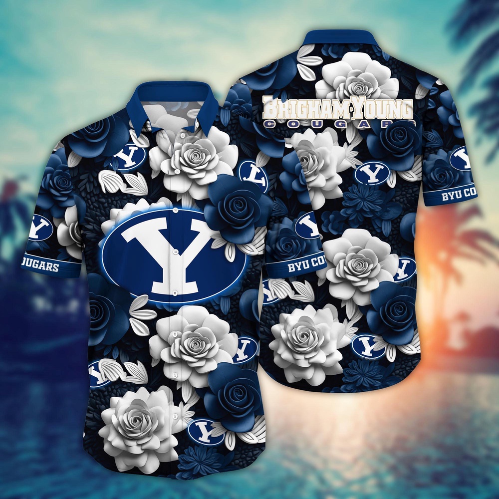 NCAA BYU Cougars Hawaiian Shirt Campus Carnival For Sports Fans