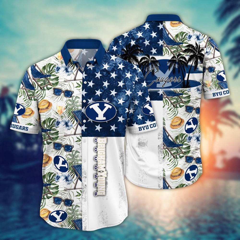 NCAA BYU Cougars Hawaiian Shirt Team Pride Paradise Gift For Fans