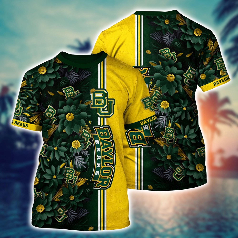 NCAA Baylor Bears 3D T-Shirt Fashion Fusion Bliss For Sports Fans NCAA Baylor Bears 3D T-Shirt Fashion Fusion Bliss For Sports Fans