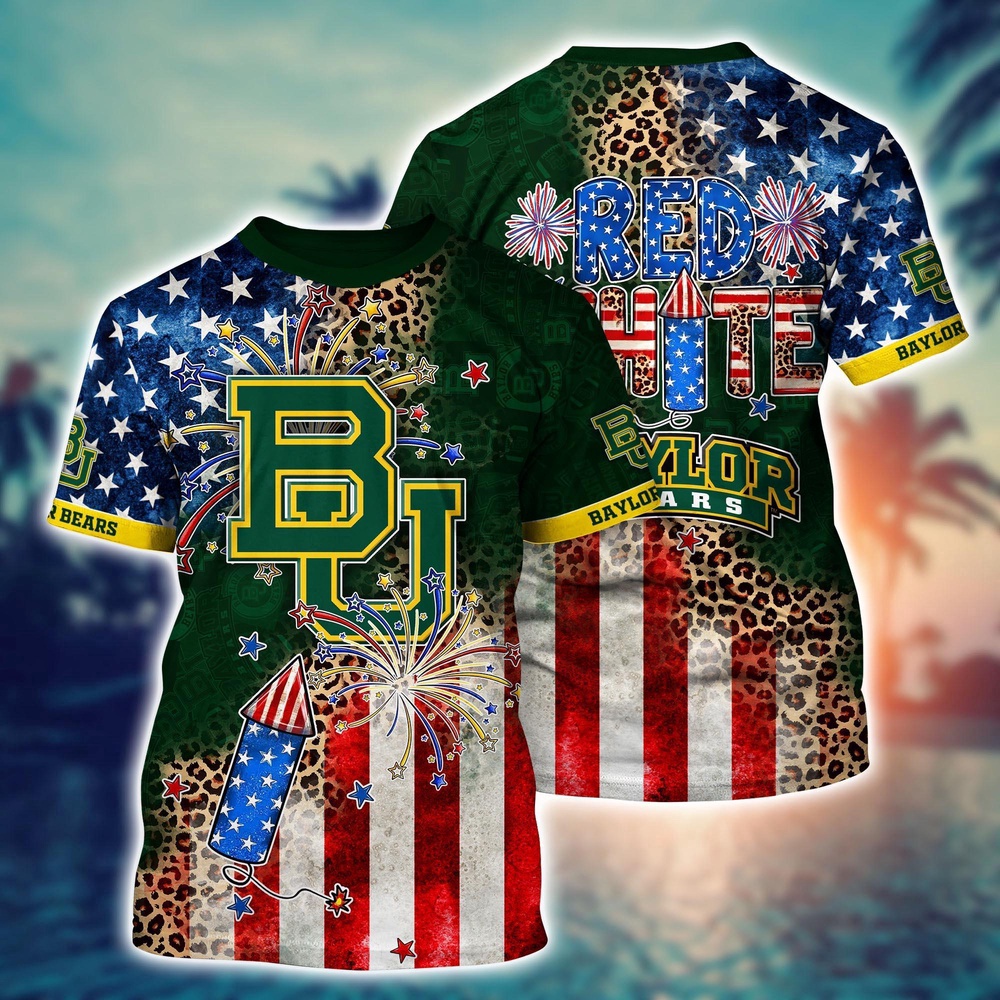 NCAA Baylor Bears 3D T-Shirt Sleek Layers Elegance For Fans NCAA Baylor Bears 3D T-Shirt Sleek Layers Elegance For Fans