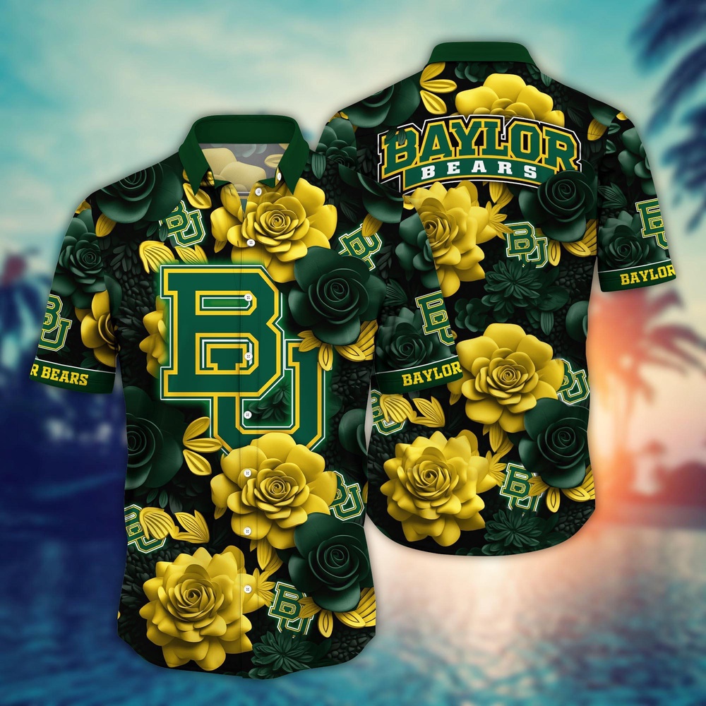NCAA Baylor Bears Hawaiian Shirt Sway In Style For Sports Fans NCAA Baylor Bears Hawaiian Shirt Sway In Style For Sports Fans