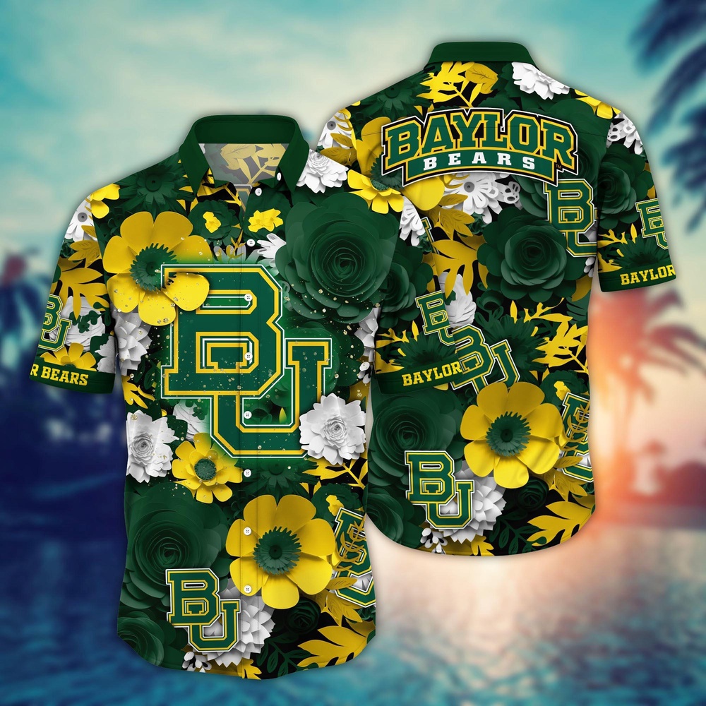 NCAA Baylor Bears Hawaiian Shirt Tropic Tunes For Fans NCAA Baylor Bears Hawaiian Shirt Tropic Tunes For Fans