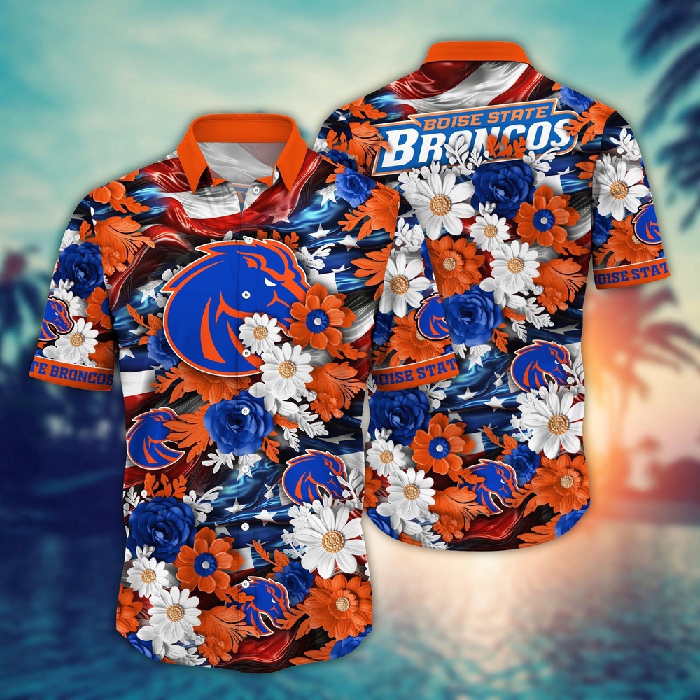 NCAA Boise State Broncos Hawaiian Shirt Campus Couture Gift For Fans NCAA Boise State Broncos Hawaiian Shirt Campus Couture Gift For Fans