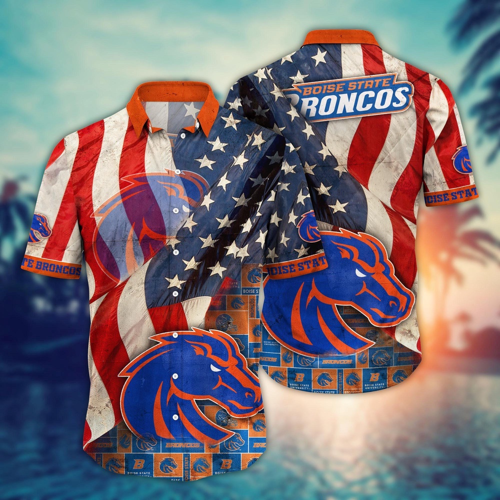 NCAA Boise State Broncos Hawaiian Shirt Chic Blossom Waltz For Sports Fans NCAA Boise State Broncos Hawaiian Shirt Chic Blossom Waltz For Sports Fans