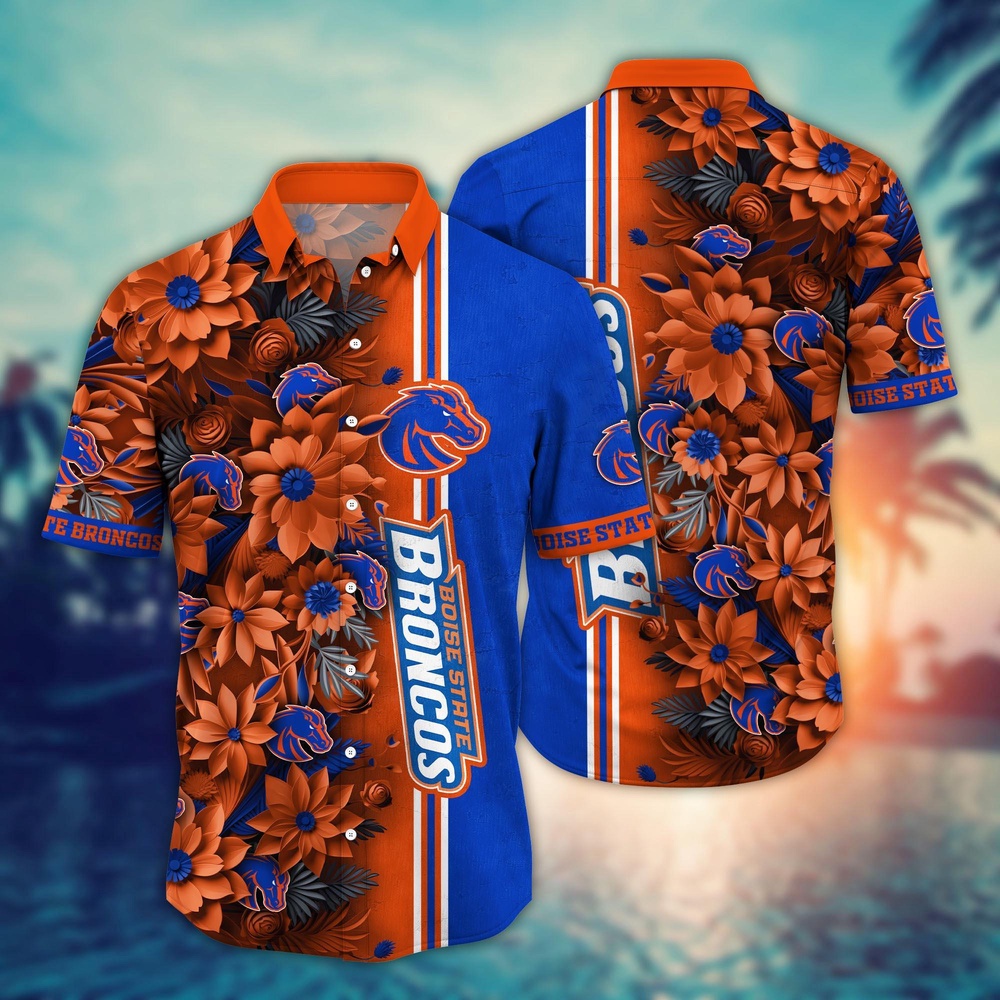 NCAA Boise State Broncos Hawaiian Shirt Fan Frenzy Aloha Fiesta For Fans NCAA Boise State Broncos Hawaiian Shirt Fan Frenzy Aloha Fiesta For Fans