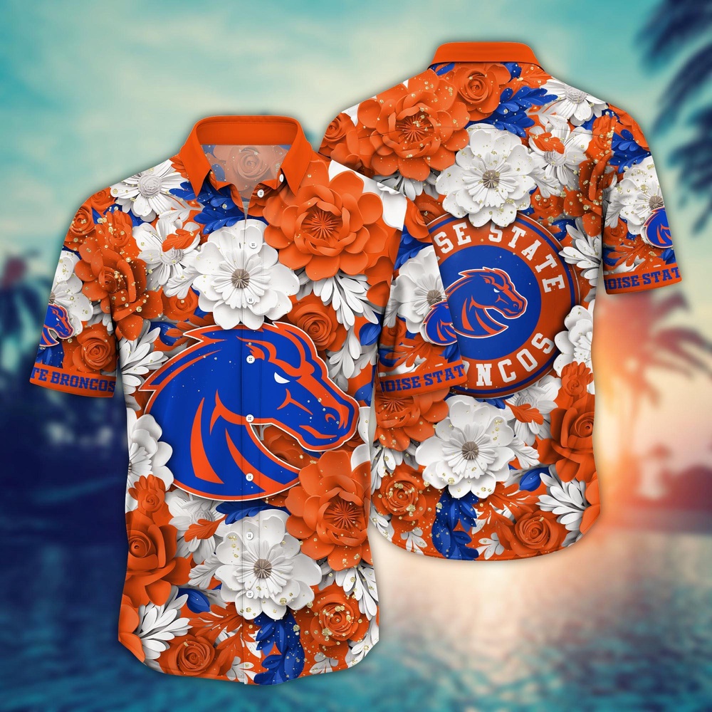 NCAA Boise State Broncos Hawaiian Shirt Spectacular Aloha Symphony For Fans NCAA Boise State Broncos Hawaiian Shirt Spectacular Aloha Symphony For Fans