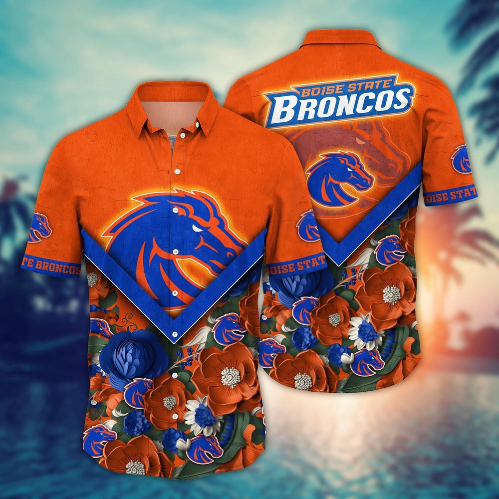 NCAA Boise State Broncos Hawaiian Shirt Tropic Twist For Fans NCAA Boise State Broncos Hawaiian Shirt Tropic Twist For Fans