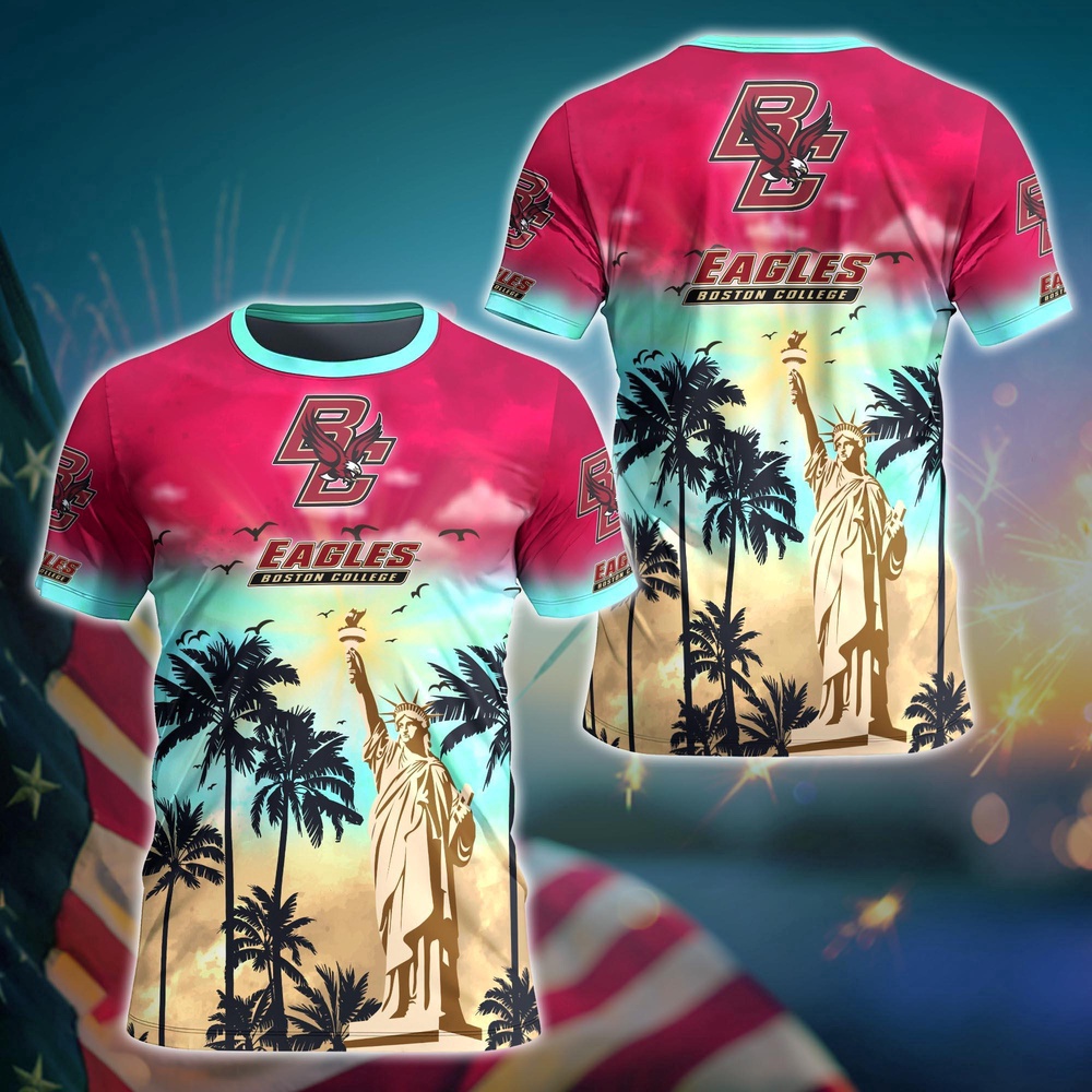 NCAA Boston College Eagles 3D T-Shirt Fashion Forward For Fans NCAA Boston College Eagles 3D T-Shirt Fashion Forward For Fans