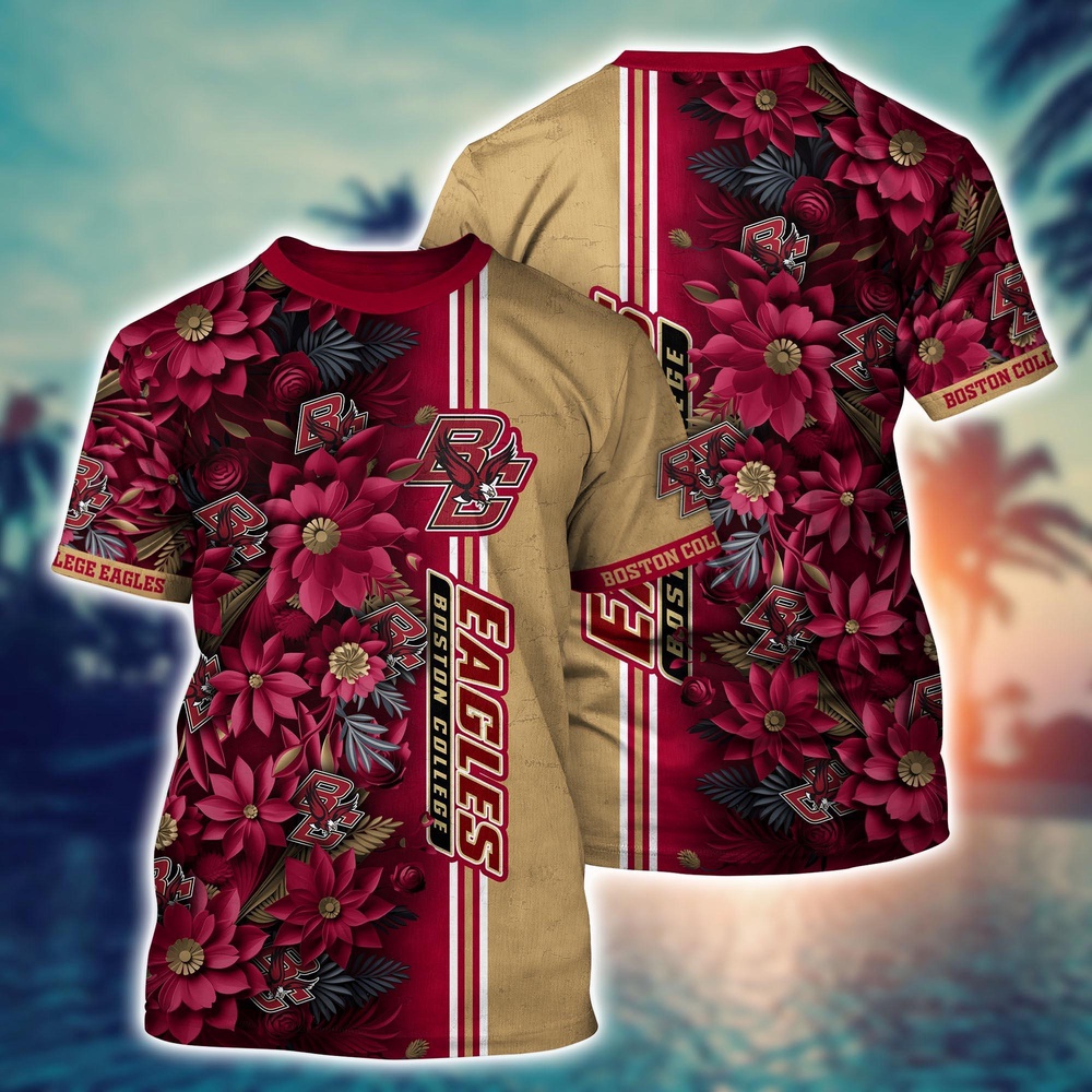 NCAA Boston College Eagles 3D T-Shirt Forward Streetwear Vibes For Sports Fans NCAA Boston College Eagles 3D T-Shirt Forward Streetwear Vibes For Sports Fans