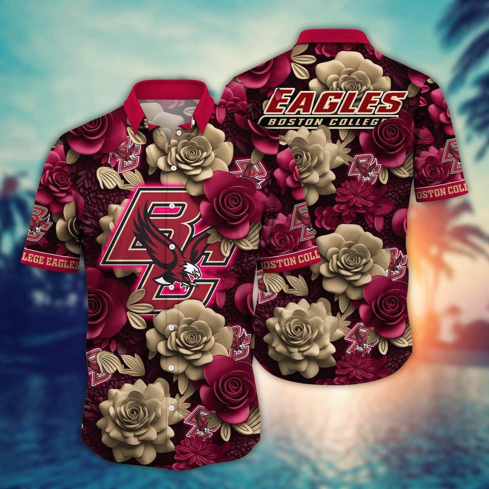 NCAA Boston College Eagles Hawaiian Shirt Campus Carnival For Sports Fans