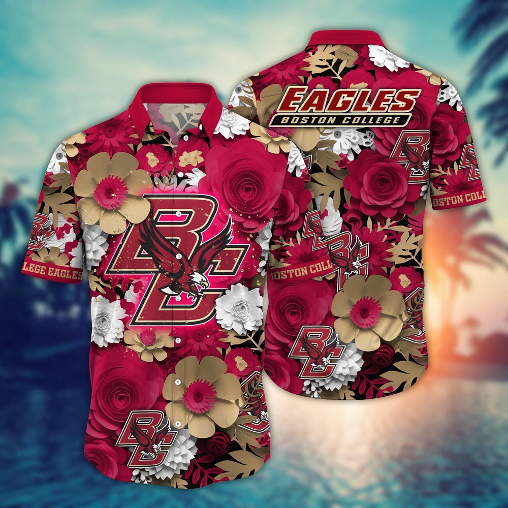 NCAA Boston College Eagles Hawaiian Shirt Grandstand Gala For Fans