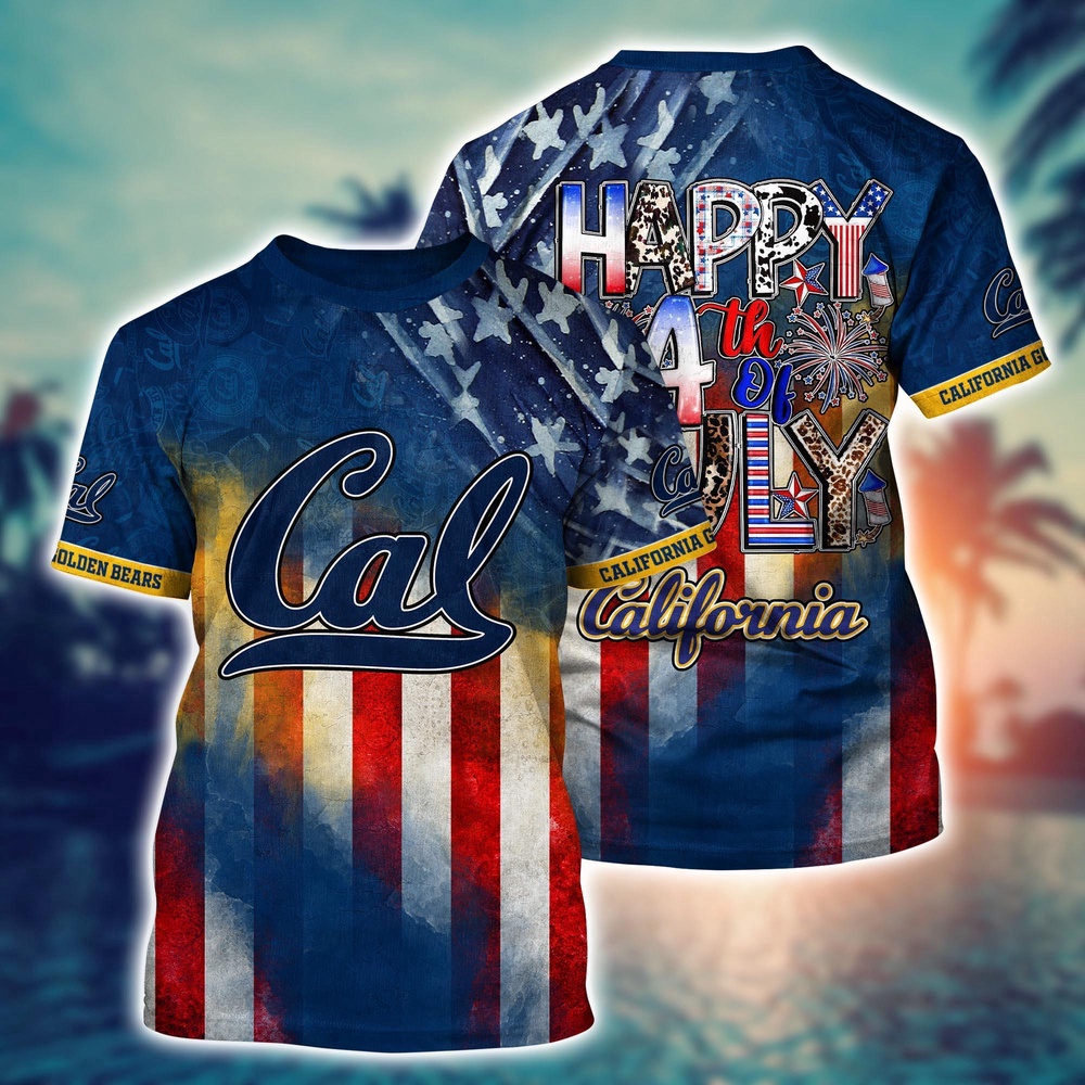 NCAA California Golden Bears 3D T-Shirt Athletic Trends For Fans NCAA California Golden Bears 3D T-Shirt Athletic Trends For Fans