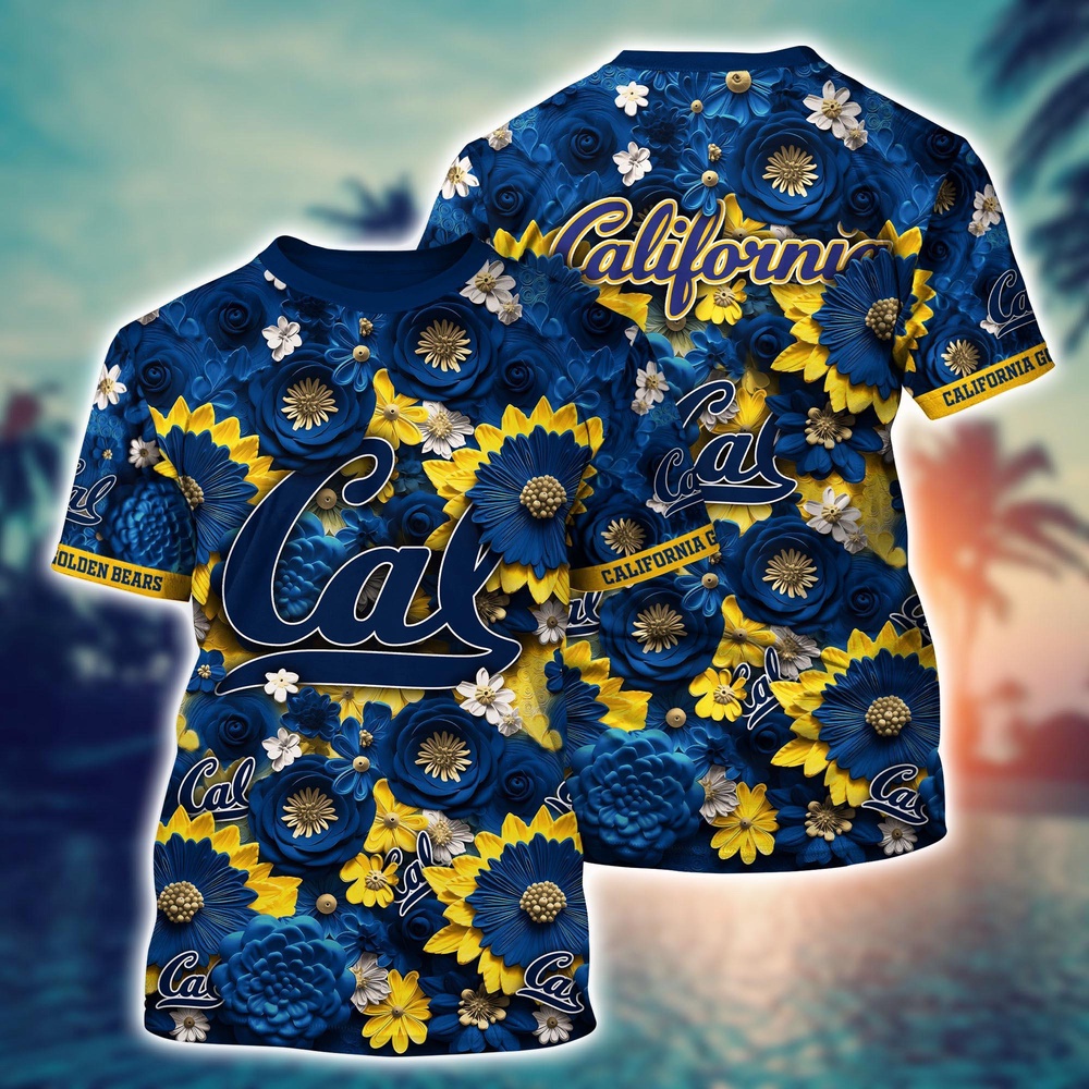 NCAA California Golden Bears 3D T-Shirt Euphoria in Every Stitch For Sports Fans NCAA California Golden Bears 3D T-Shirt Euphoria in Every Stitch For Sports Fans