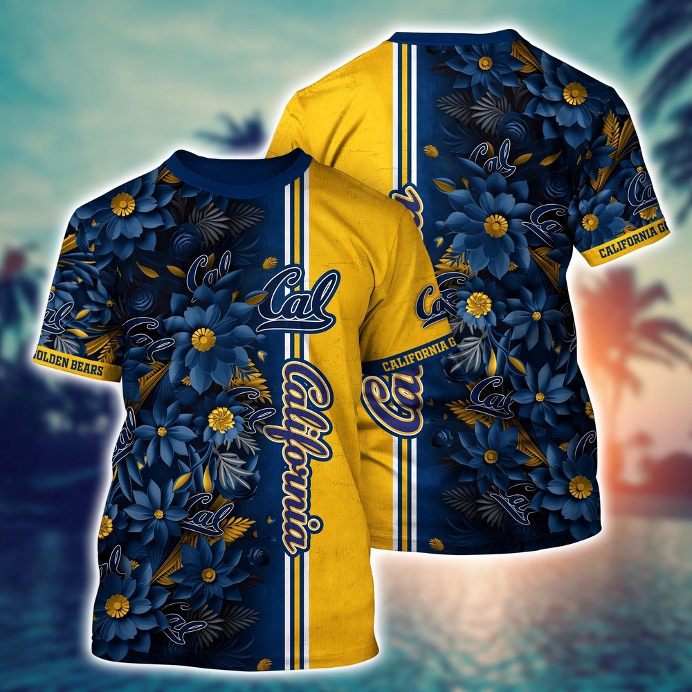 NCAA California Golden Bears 3D T-Shirt Forward Streetwear Vibes For Sports Fans NCAA California Golden Bears 3D T-Shirt Forward Streetwear Vibes For Sports Fans
