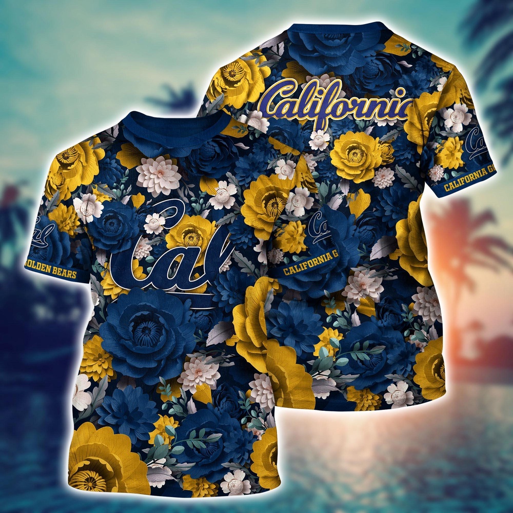 NCAA California Golden Bears 3D T-Shirt Sleek Layers Of Bliss For Sports Fans NCAA California Golden Bears 3D T-Shirt Sleek Layers Of Bliss For Sports Fans