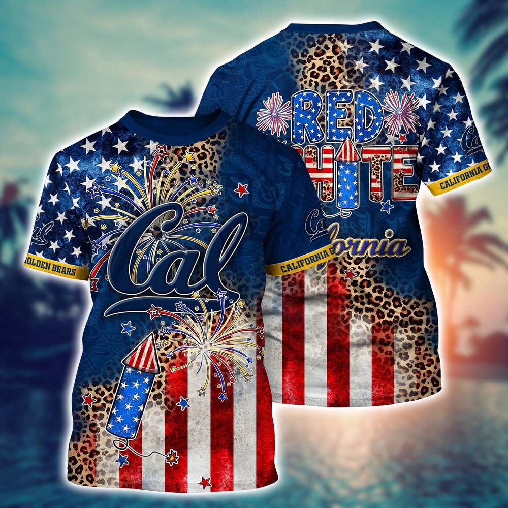 NCAA California Golden Bears 3D T-Shirt Vogue Bliss For Fans NCAA California Golden Bears 3D T-Shirt Vogue Bliss For Fans