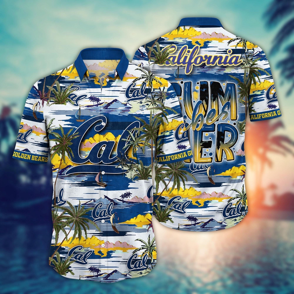 NCAA California Golden Bears Hawaiian Shirt Palm Tree Paradise For Sports Fans