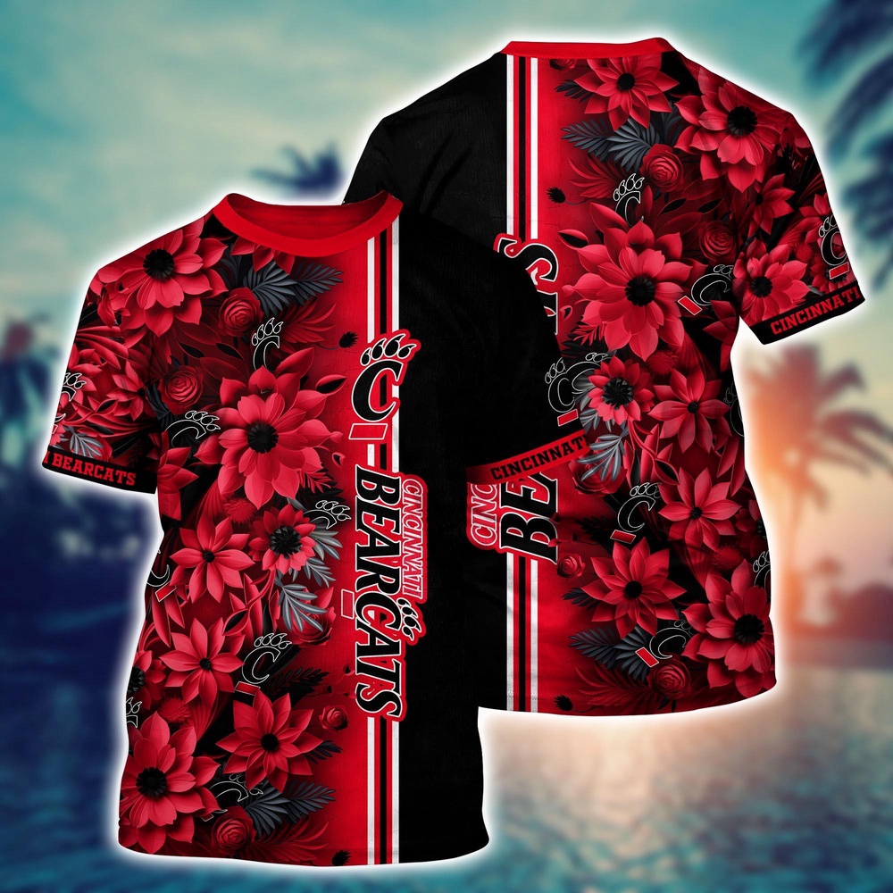 NCAA Cincinnati Bearcats 3D T-Shirt Forward Streetwear Vibes For Sports Fans NCAA Cincinnati Bearcats 3D T-Shirt Forward Streetwear Vibes For Sports Fans