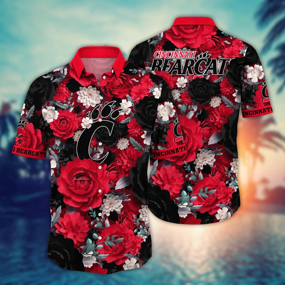 NCAA Cincinnati Bearcats Hawaiian Shirt Champion Elegance For Fans NCAA Cincinnati Bearcats Hawaiian Shirt Champion Elegance For Fans