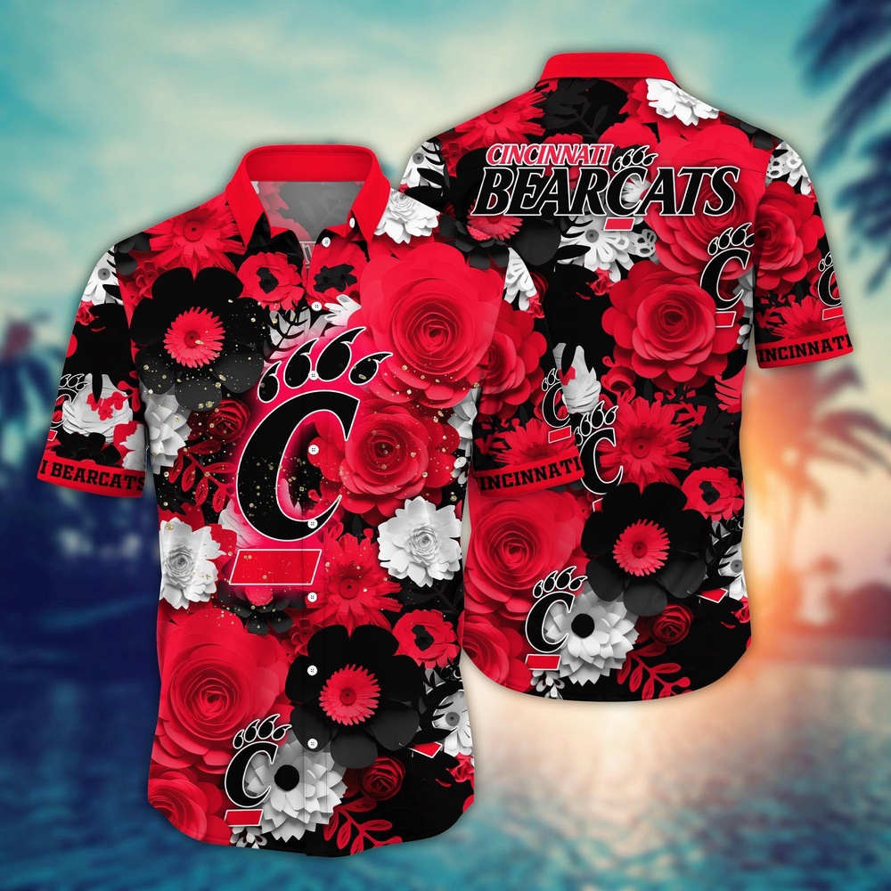 NCAA Cincinnati Bearcats Hawaiian Shirt Grandstand Gala For Fans NCAA Cincinnati Bearcats Hawaiian Shirt Grandstand Gala For Fans