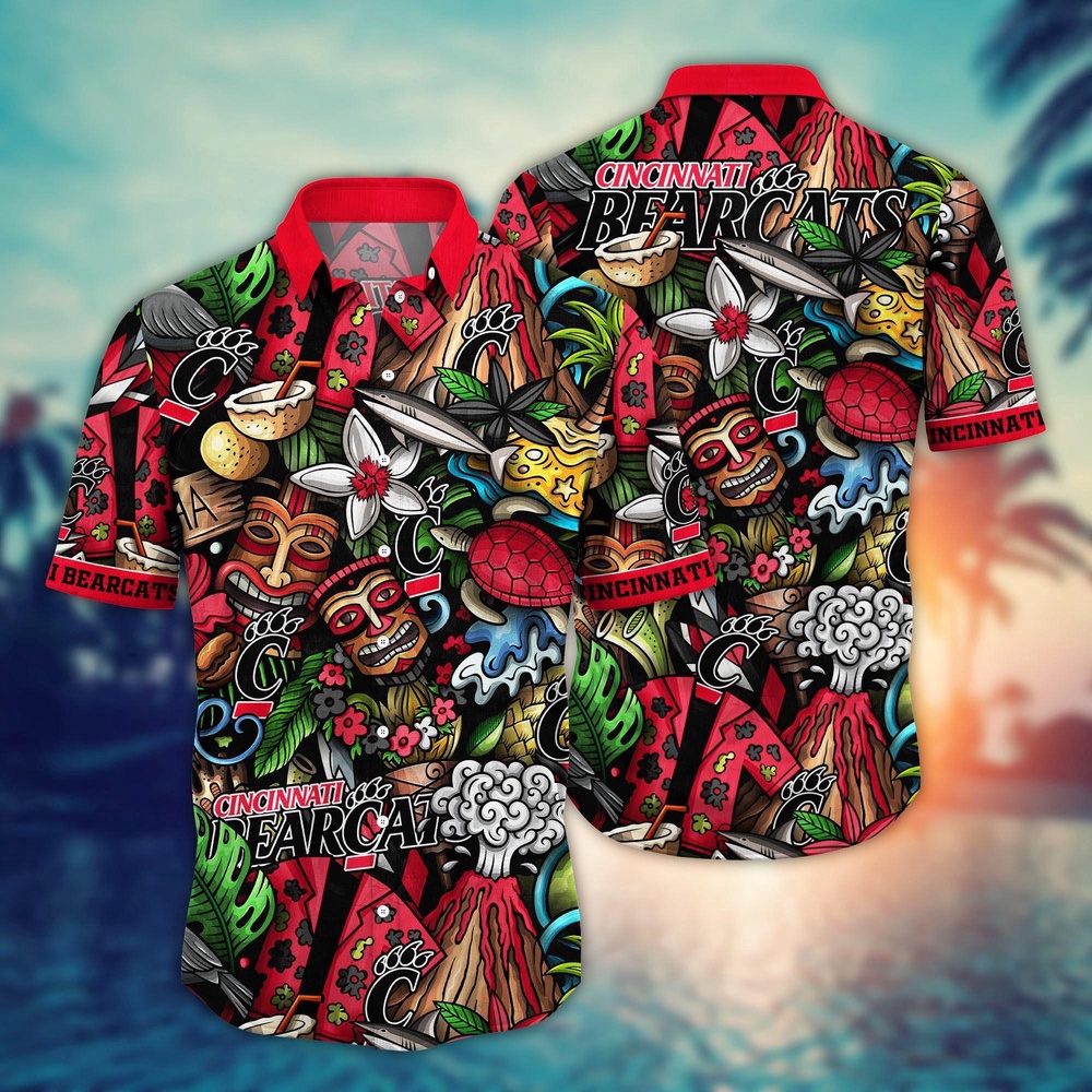 NCAA Cincinnati Bearcats Hawaiian Shirt Sizzling Spirit Gift For Fans
