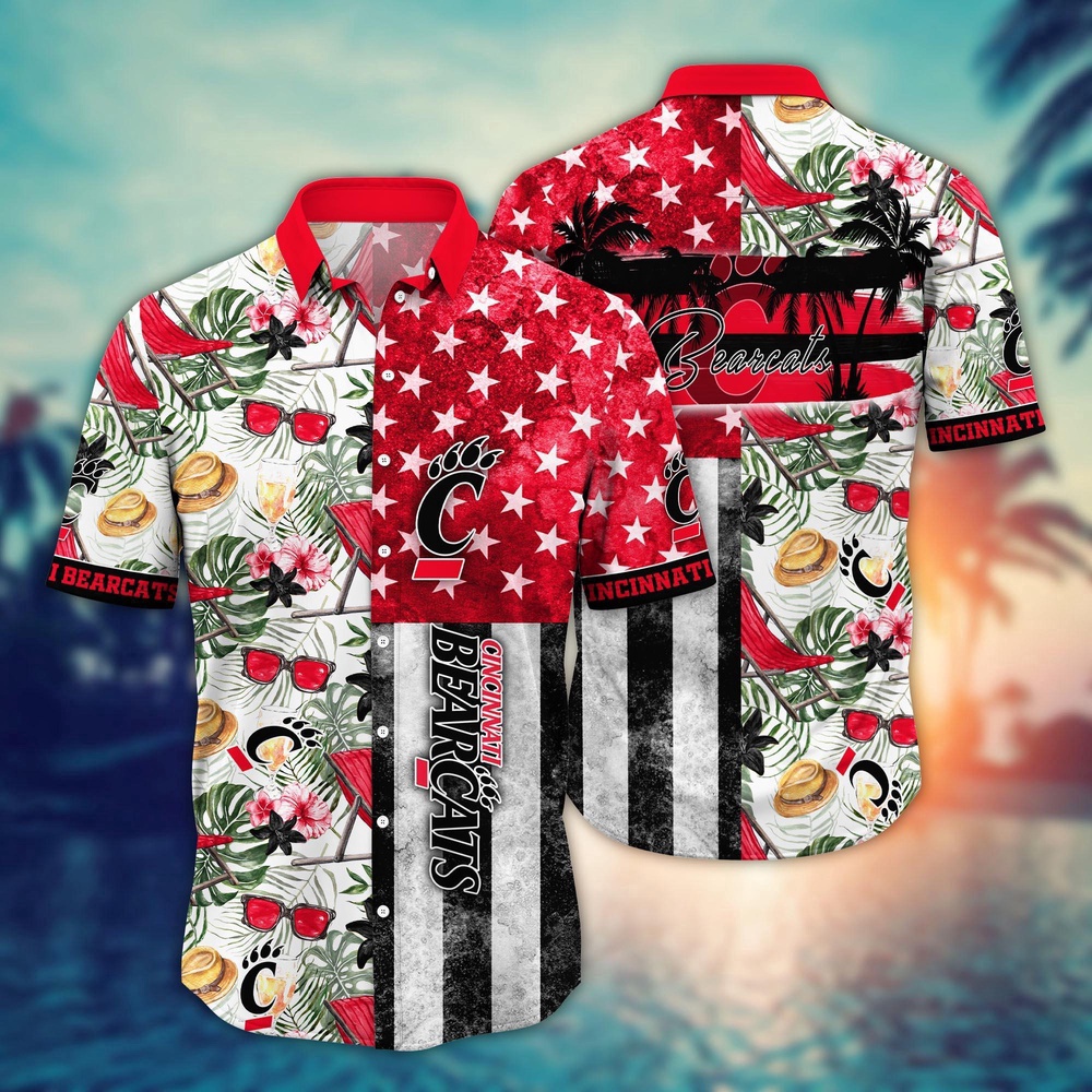 NCAA Cincinnati Bearcats Hawaiian Shirt Team Pride Paradise Gift For Fans NCAA Cincinnati Bearcats Hawaiian Shirt Team Pride Paradise Gift For Fans
