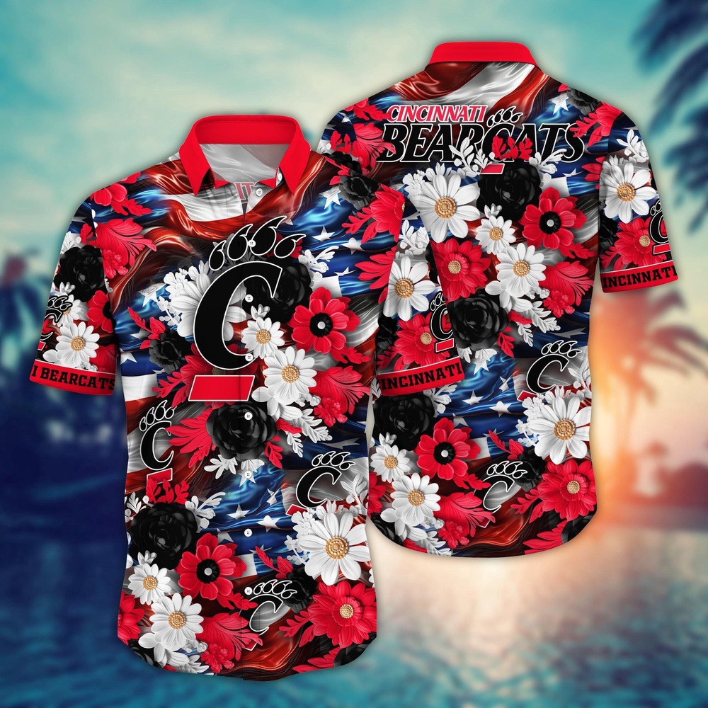 NCAA Cincinnati Bearcats Hawaiian Shirt Victorious Vibes Gift For Fans NCAA Cincinnati Bearcats Hawaiian Shirt Victorious Vibes Gift For Fans