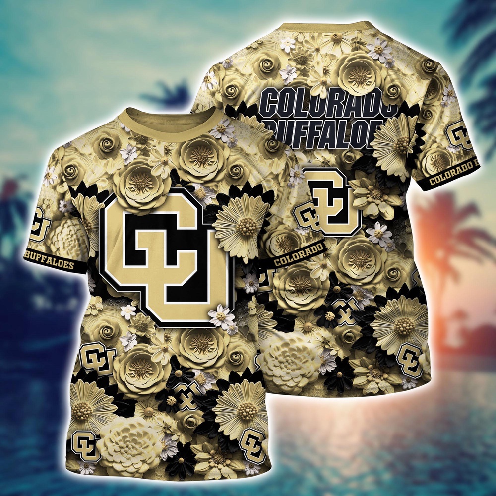 NCAA Colorado Buffaloes 3D T-Shirt Euphoria in Every Stitch For Sports Fans NCAA Colorado Buffaloes 3D T-Shirt Euphoria in Every Stitch For Sports Fans