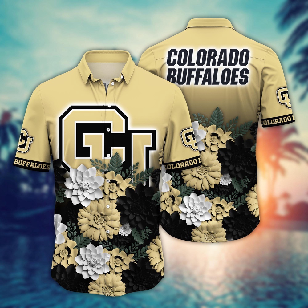 NCAA Colorado Buffaloes Hawaiian Shirt Blossom Bliss Cascade For Fans