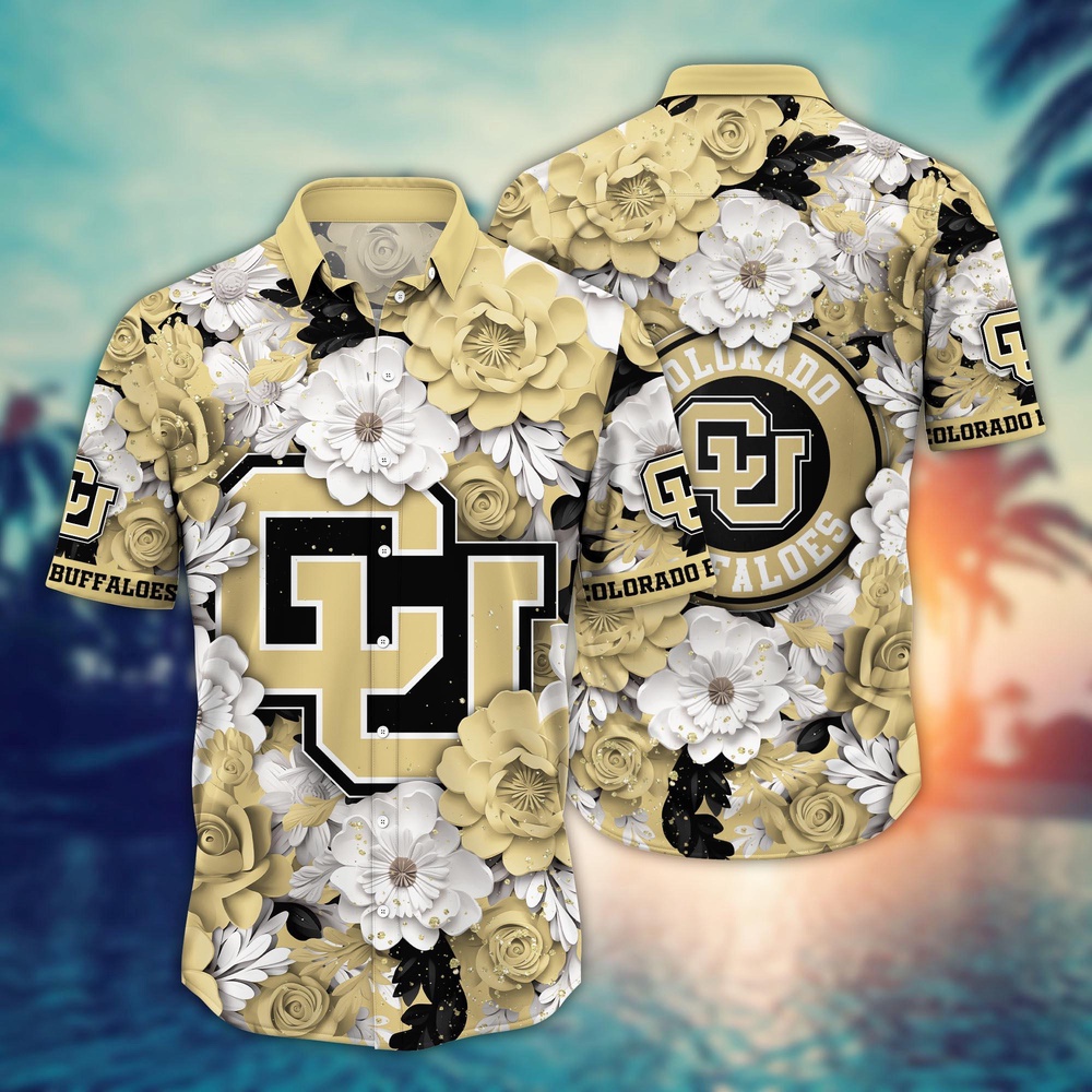 NCAA Colorado Buffaloes Hawaiian Shirt Floral Finesse Aloha Extravaganza For Fans