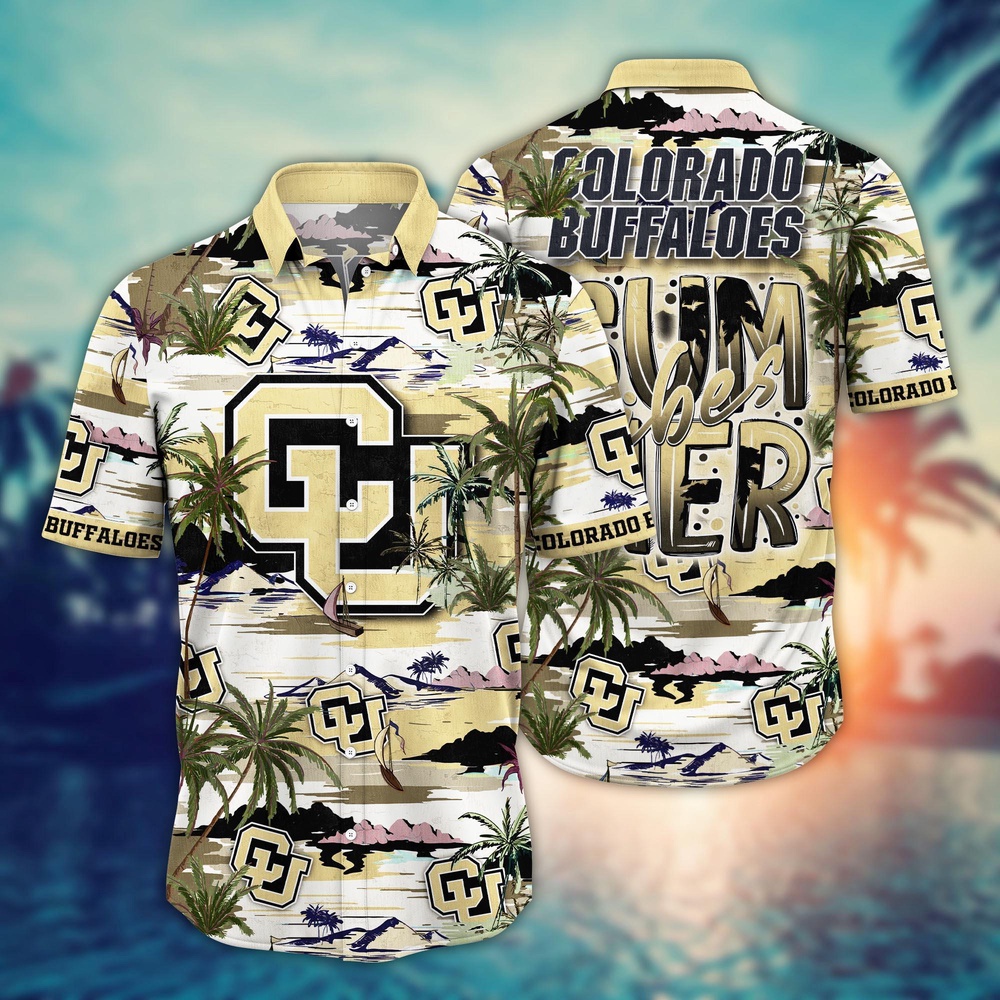 NCAA Colorado Buffaloes Hawaiian Shirt Palm Tree Paradise For Sports Fans