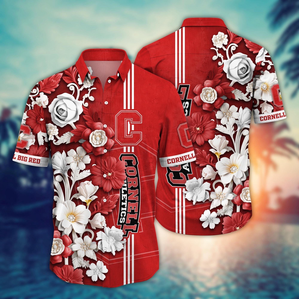 NCAA Cornell Big Red Hawaiian Shirt Breeze Through Glory For Sports Fans