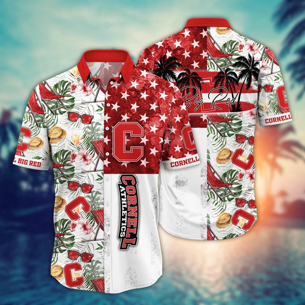 NCAA Cornell Big Red Hawaiian Shirt Team Pride Paradise Gift For Fans NCAA Cornell Big Red Hawaiian Shirt Team Pride Paradise Gift For Fans