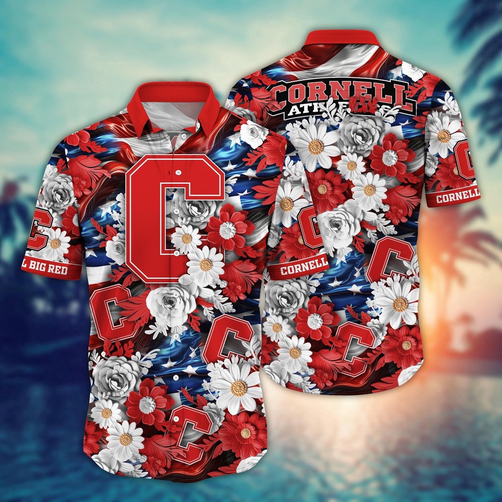 NCAA Cornell Big Red Hawaiian Shirt Victorious Vibes Gift For Fans