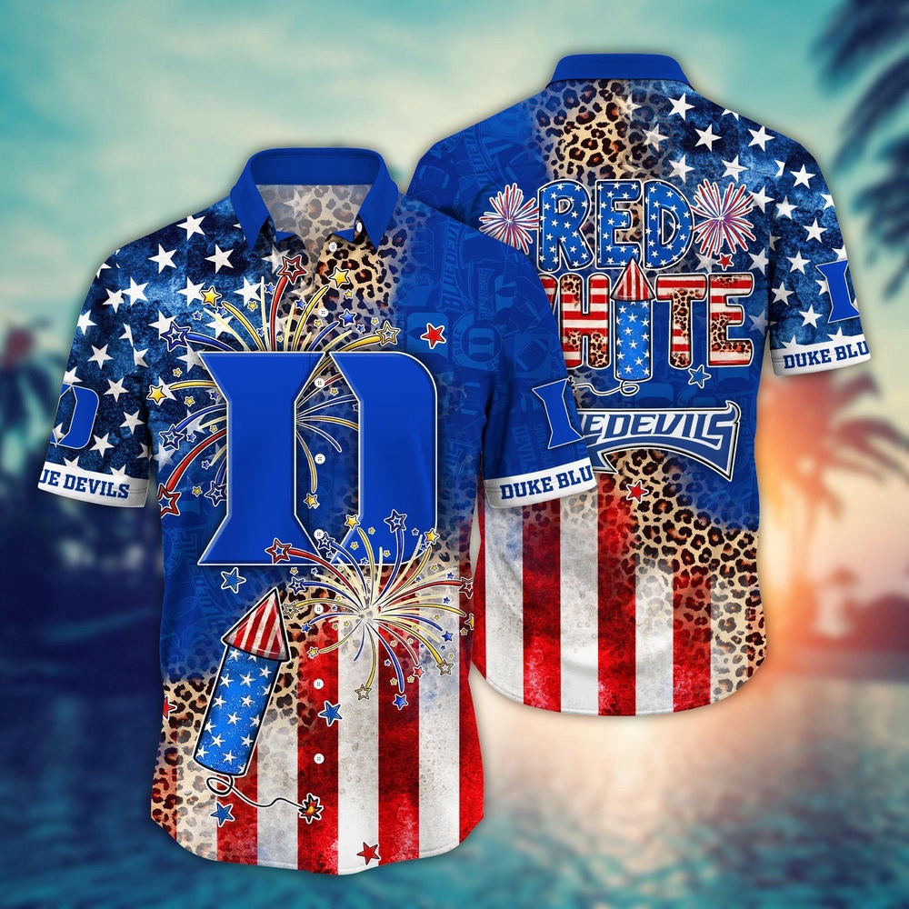 NCAA Duke Blue Devils Hawaiian Shirt Sideline Serenity Gift For Fans