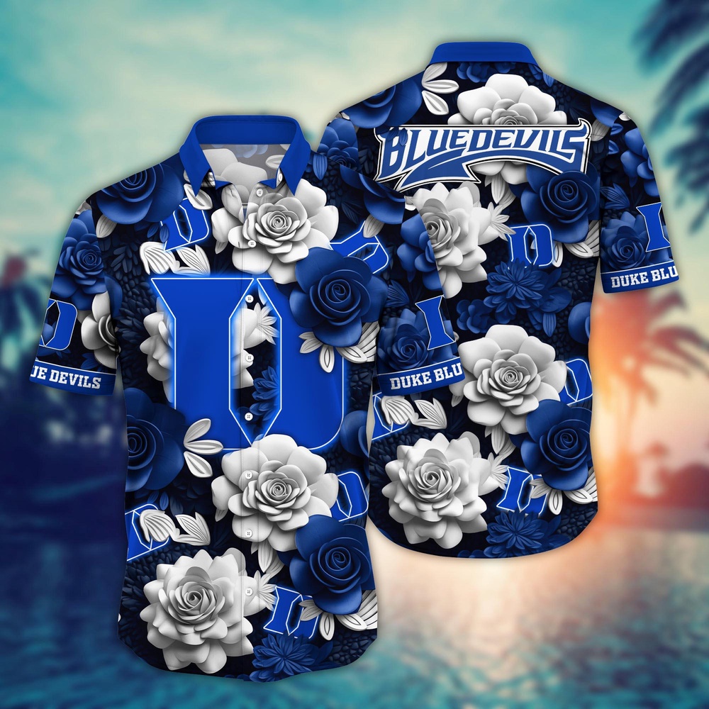 NCAA Duke Blue Devils Hawaiian Shirt Sway In Style For Sports Fans