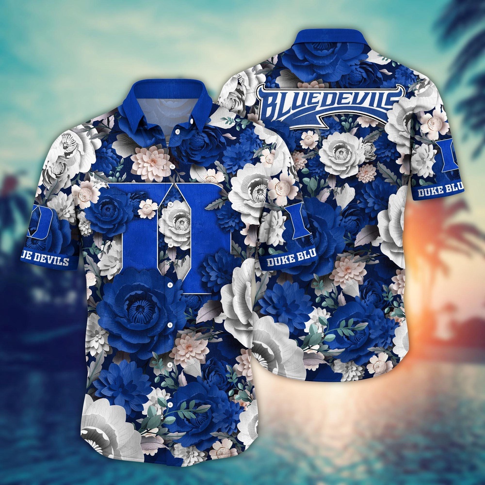 NCAA Duke Blue Devils Hawaiian Shirt Sway in Style For Fans