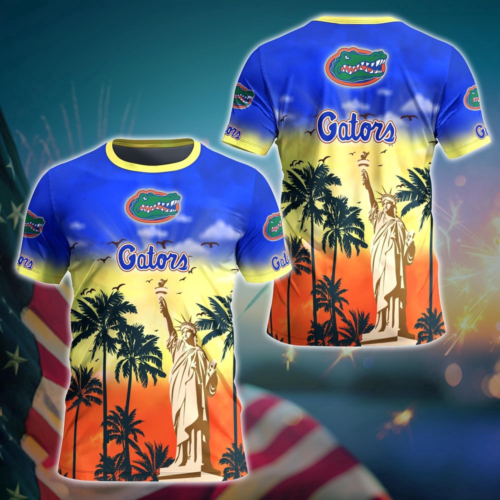 NCAA Florida Gators 3D T-Shirt Chic Campus Vibes Magic For Fans
