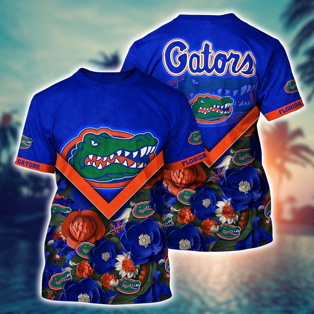 NCAA Florida Gators 3D T-Shirt Signature Elegance Threads For Sports Fans