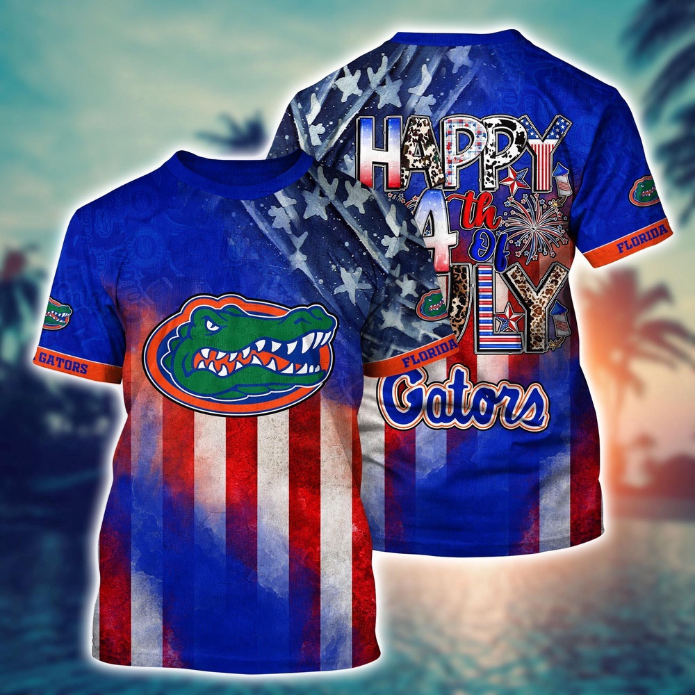 NCAA Florida Gators 3D T-Shirt Sporty Bliss For Fans