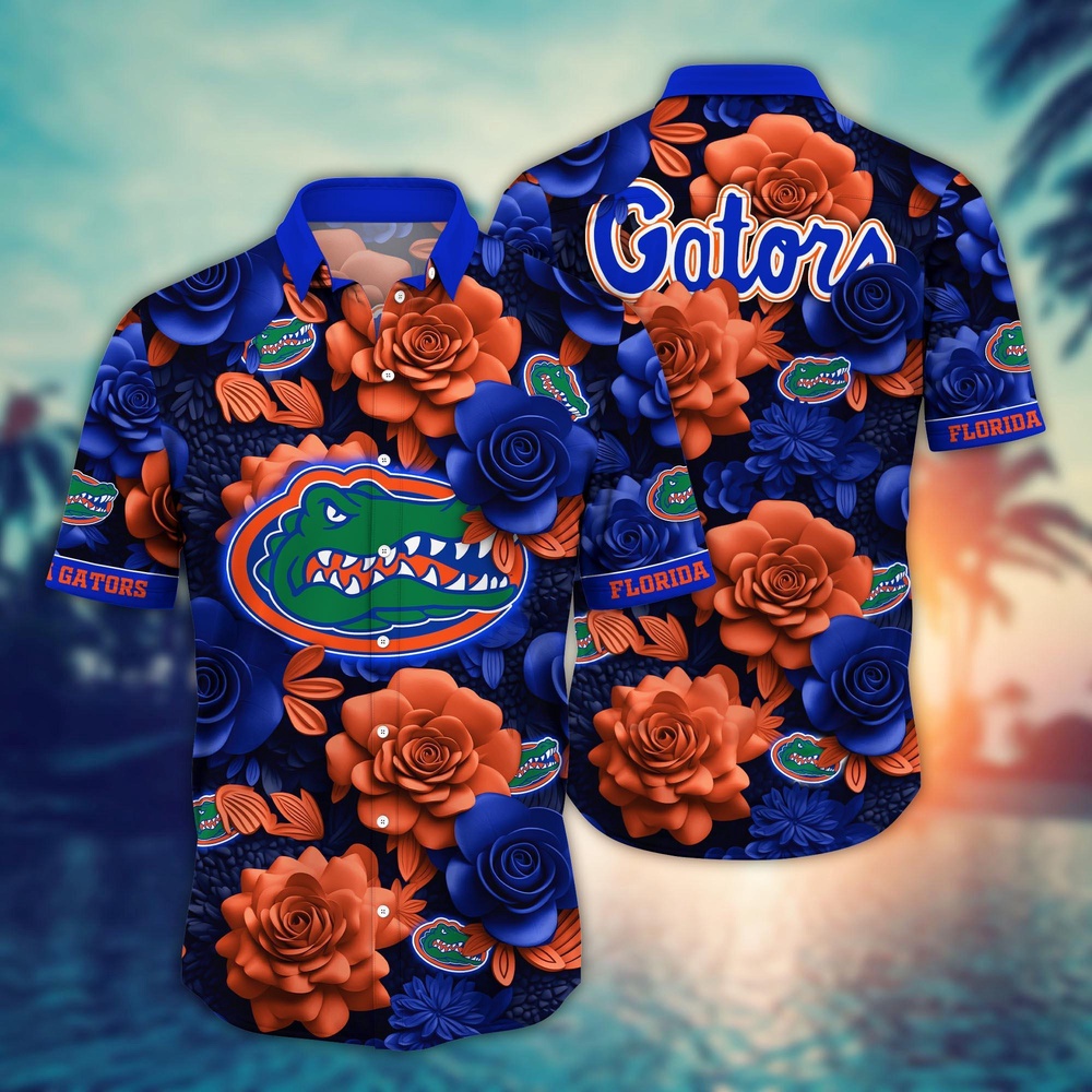 NCAA Florida Gators Hawaiian Shirt Sway In Style For Sports Fans