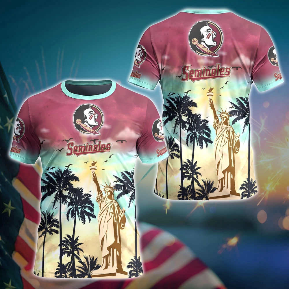 NCAA Florida State Seminoles 3D T-Shirt Chic Campus Vibes Magic For Fans