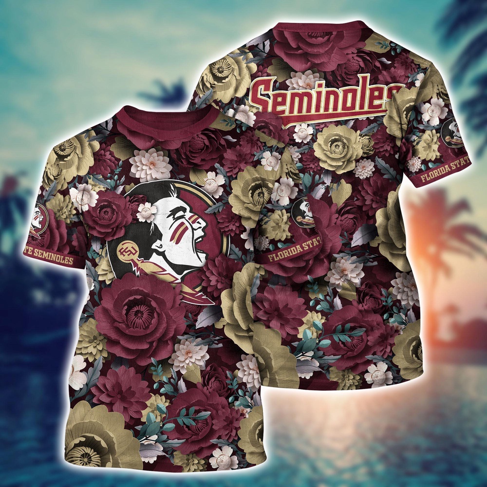 NCAA Florida State Seminoles 3D T-Shirt Trendsetting Threads Fashion For Sports Fans NCAA Florida State Seminoles 3D T-Shirt Trendsetting Threads Fashion For Sports Fans