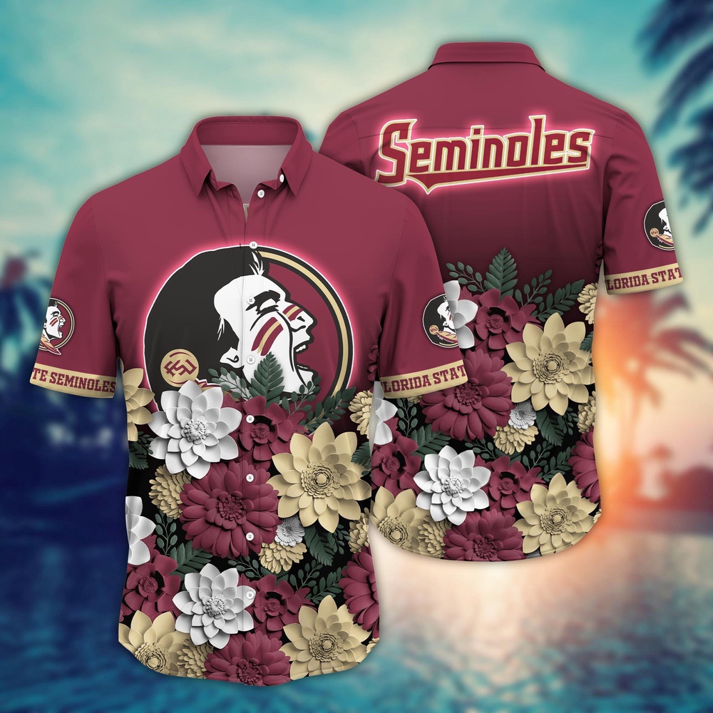 NCAA Florida State Seminoles Hawaiian Shirt Spectacle Swing For Fans