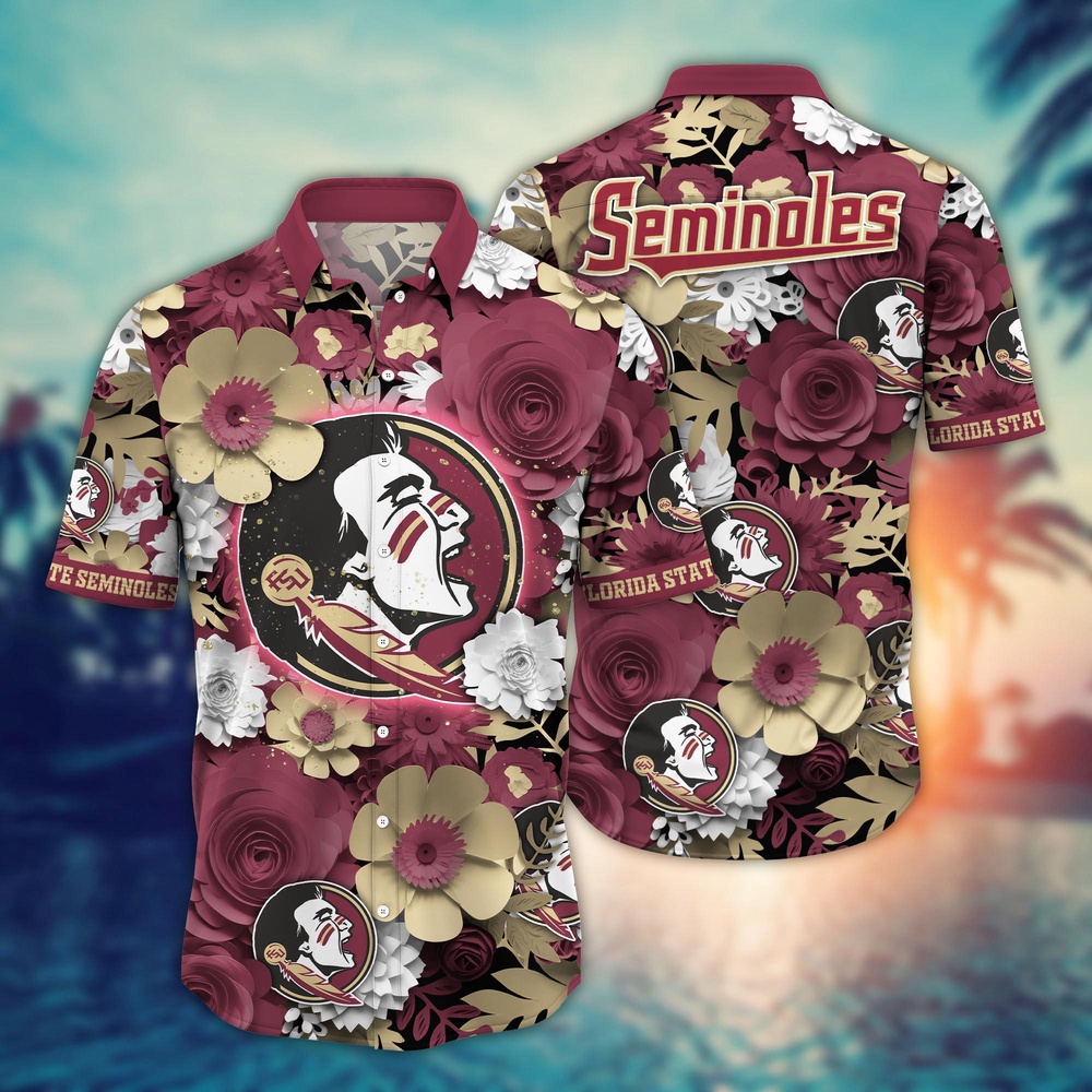 NCAA Florida State Seminoles Hawaiian Shirt Tropic Tunes For Fans