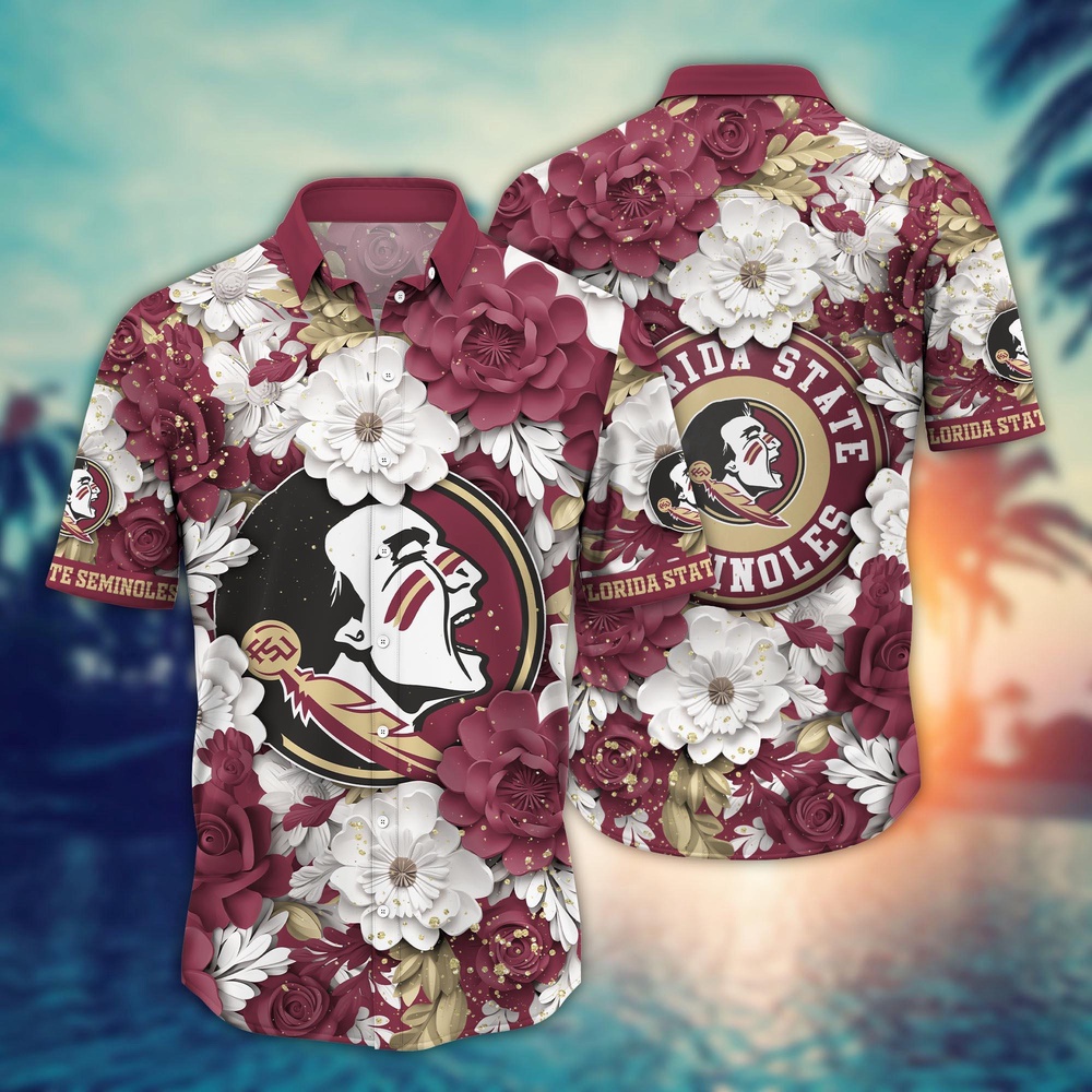 NCAA Florida State Seminoles Hawaiian Shirt Tropical Euphoria For Fans