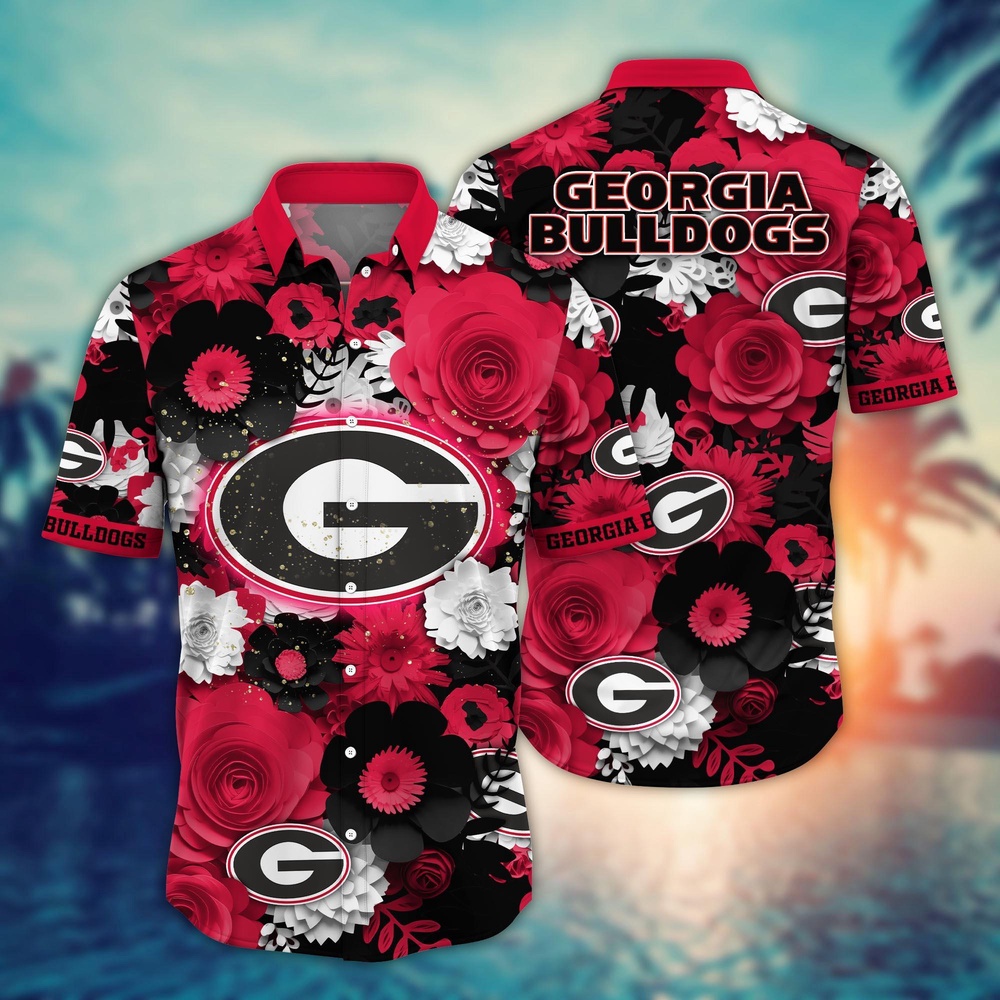 NCAA Georgia Bulldogs Hawaiian Shirt Breeze Through Triumph For Fans